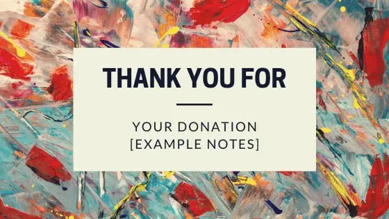 Write Thank-You Notes