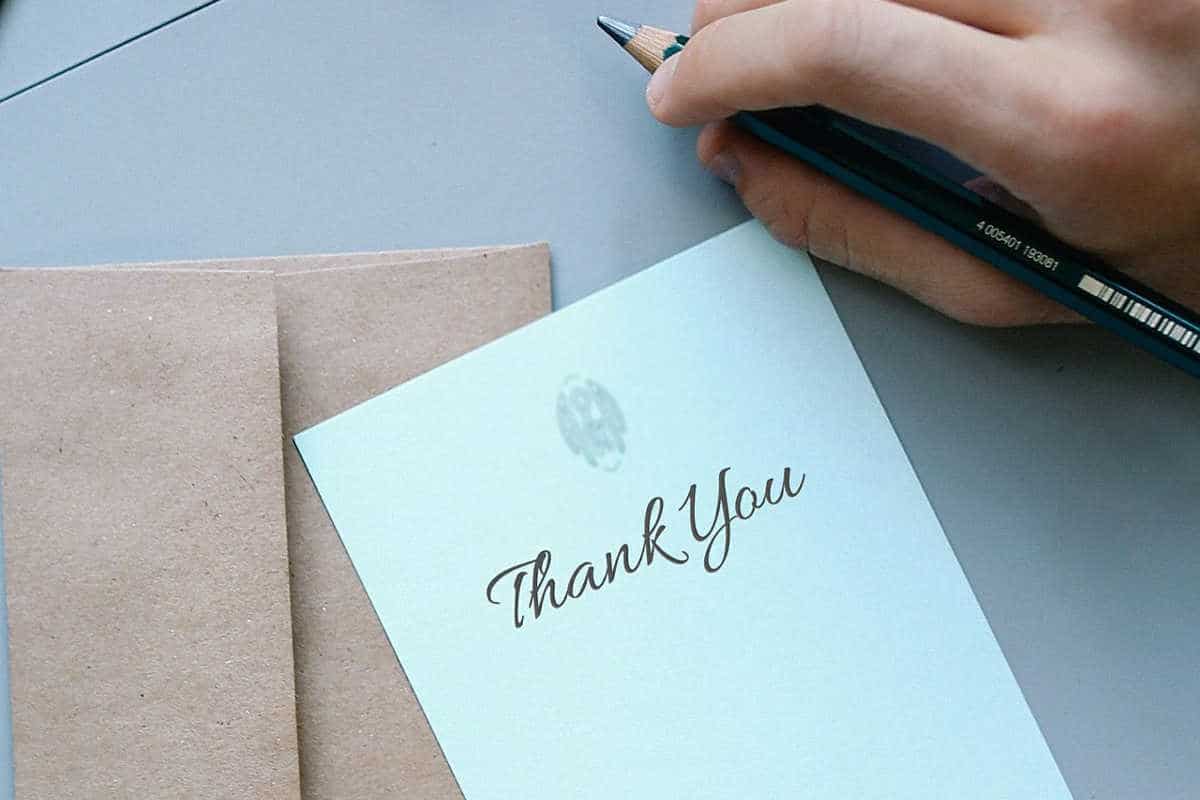 Write Thank-You Notes