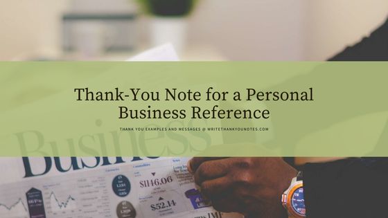 Write Thank-You Notes