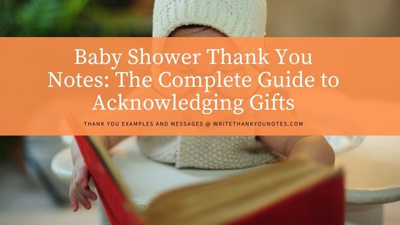 Write Thank-You Notes