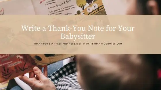 Write Thank-You Notes