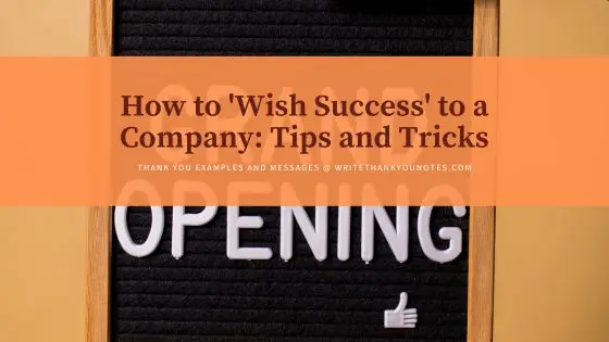 Write Thank-You Notes