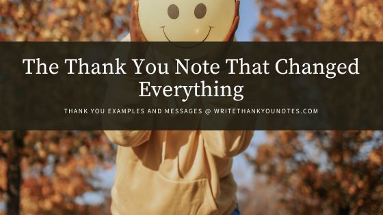 Write Thank-You Notes